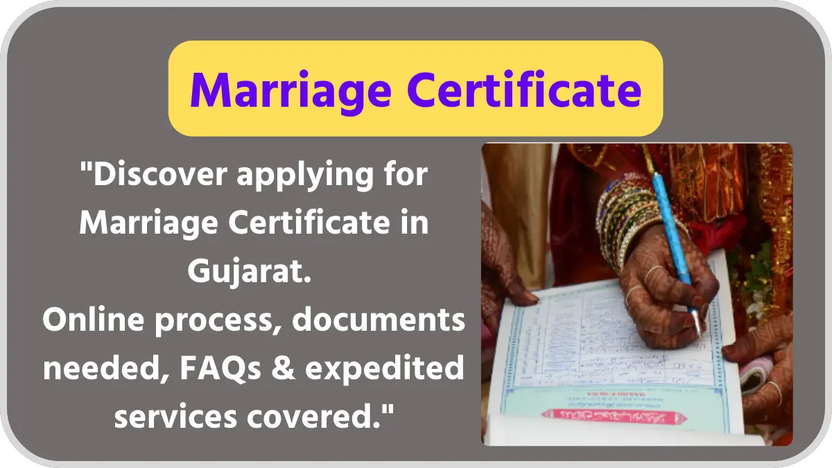 Marriage Certificate in Gujarat