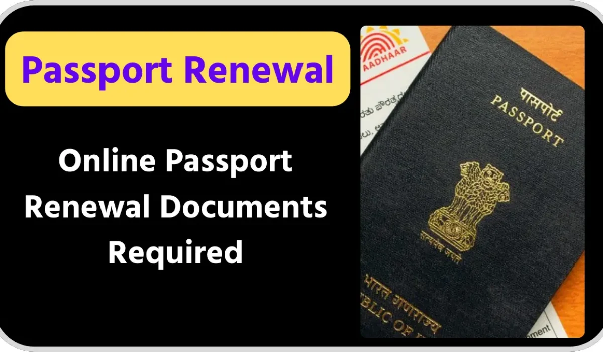 Online Passport Renewal Documents Required