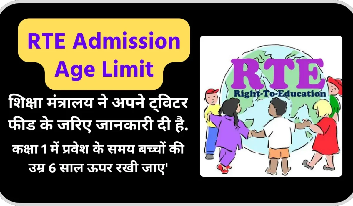 RTE Admission Age Limit 2024-25