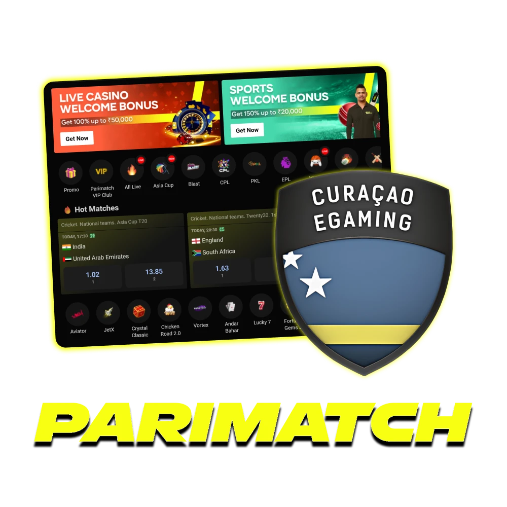 Parimatch is an officially licensed online betting platform.