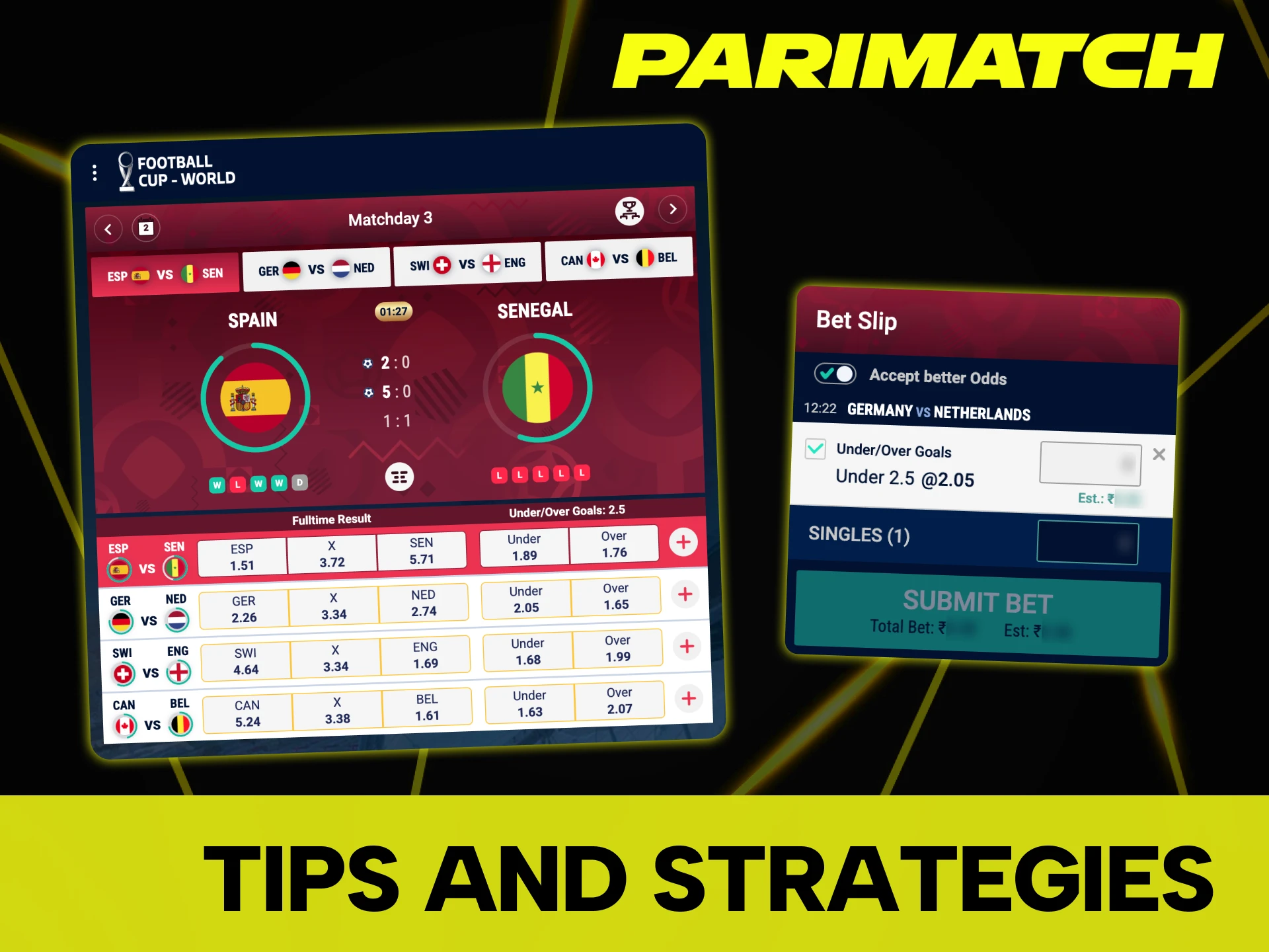 Use Parimatch tips and strategies for Virtual Sports betting.