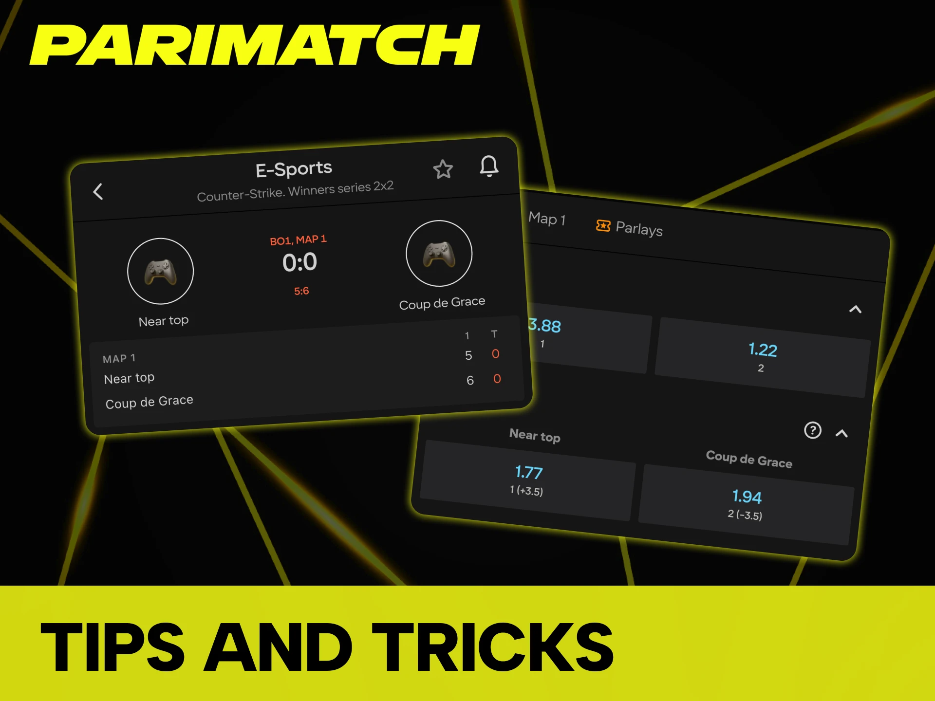 Use some Parimatch eSports tactics to increase your chances of winning.