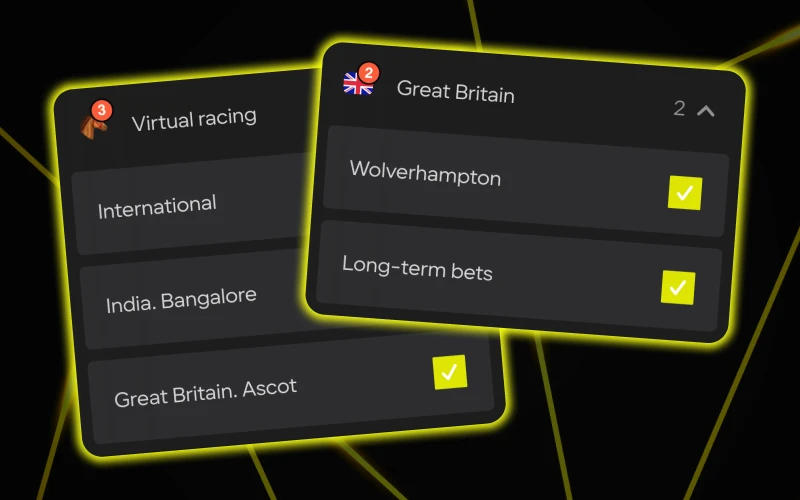 Enjoy lots of horse racing events at Parimatch platform.