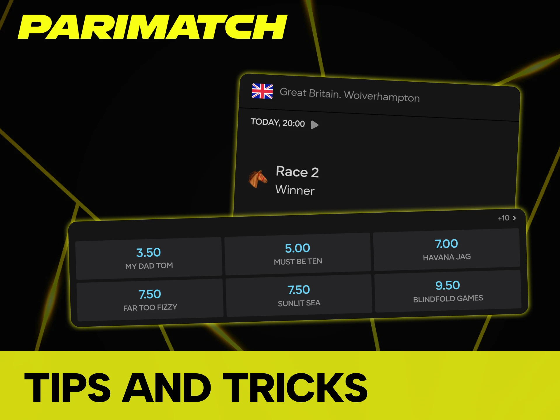 Apply some tips to your Parimatch horse racing betting.