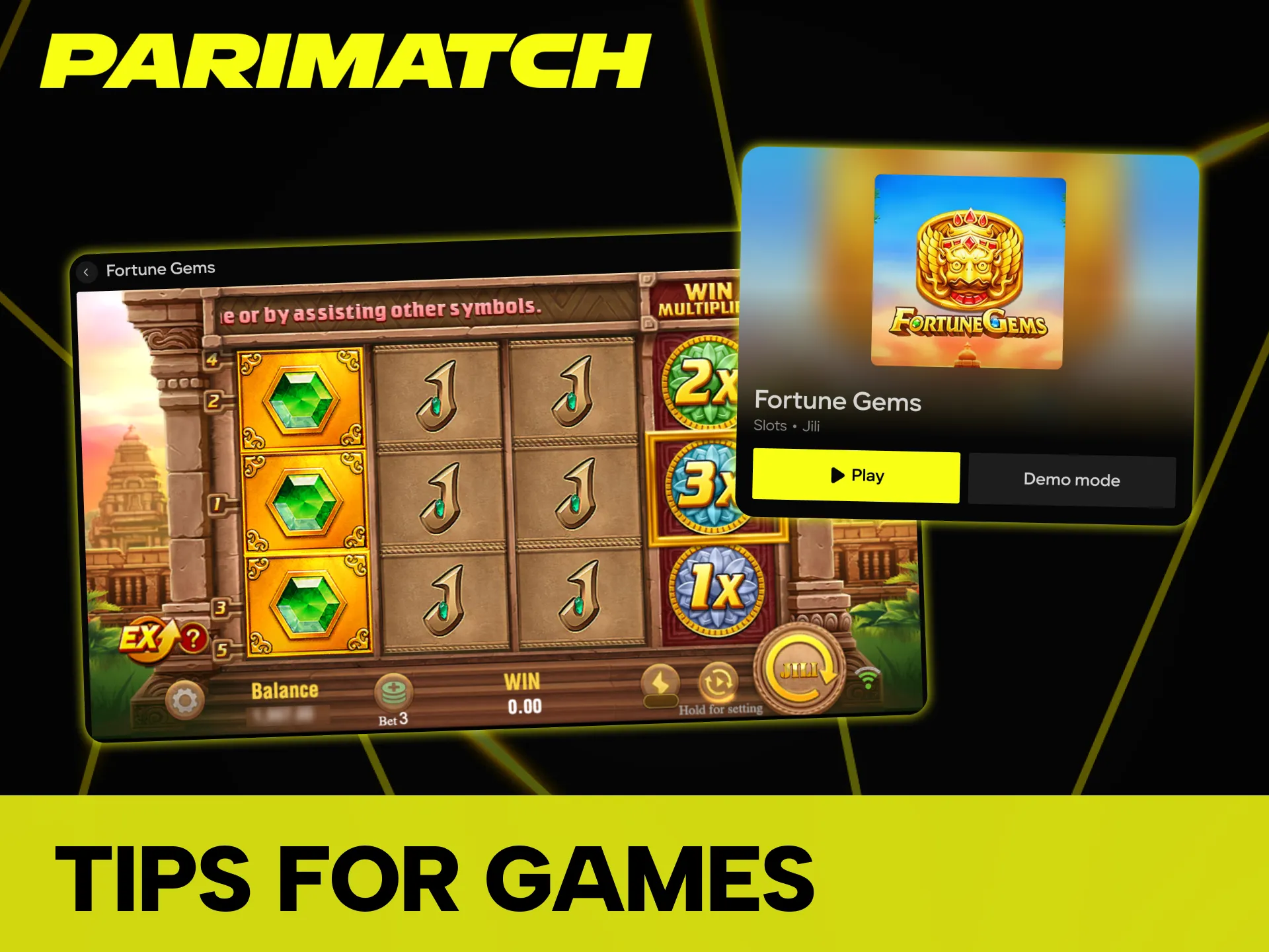 Raise your chances of winnings with Parimatch games tips.