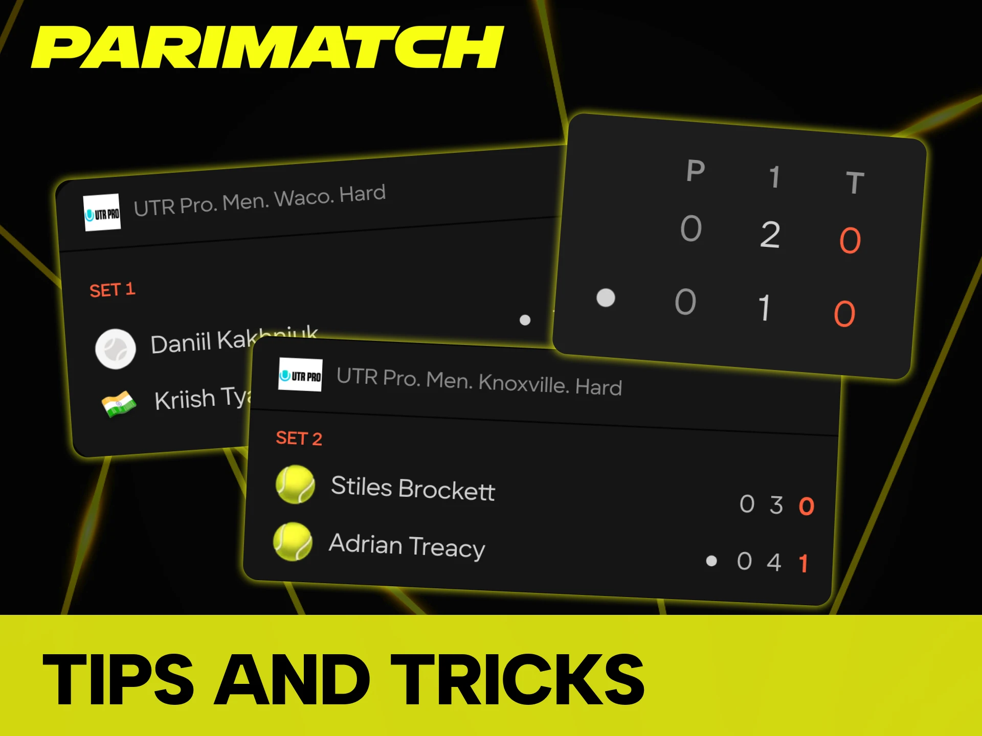 Raise your chances in tennis betting with Parimatch tips.