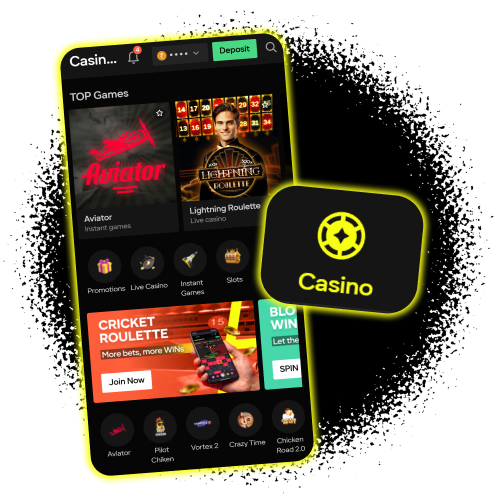 Explore the Parimatch casino section to play Aviator, roulette, and popular slots.