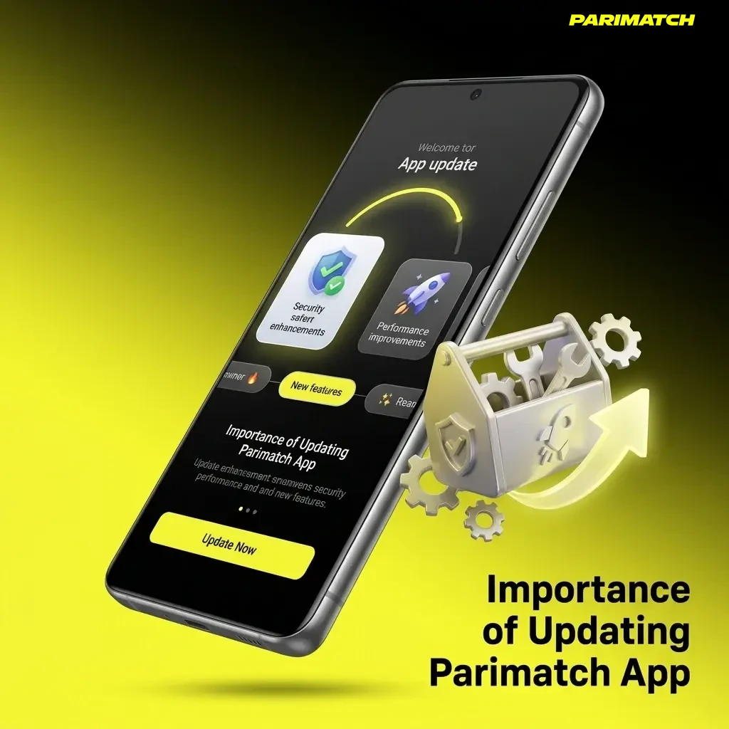 Parimatch app update showing latest features, security patches, and performance improvements for stable betting experience.