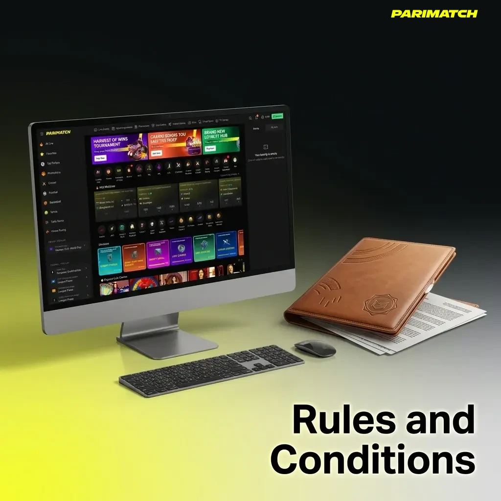 Parimatch rules and conditions for Indian users covering age requirement, KYC, bonus terms, and account policies.