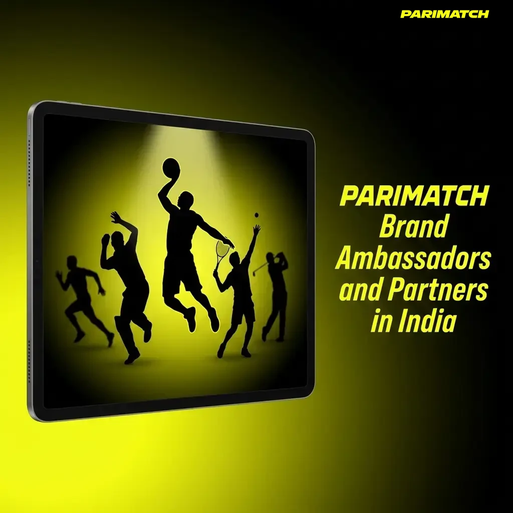 Parimatch brand ambassadors in India featuring Conor McGregor, Mike Tyson, and Leandro Paredes