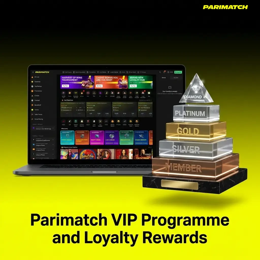 Parimatch VIP programme tiers offering exclusive perks, cashback, faster withdrawals, and personal account managers for loyal players